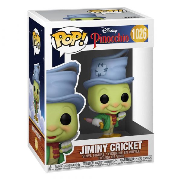 Pinocchio 80th Anniversary POP! Disney Vinyl Figura Street Jiminy 9 cm